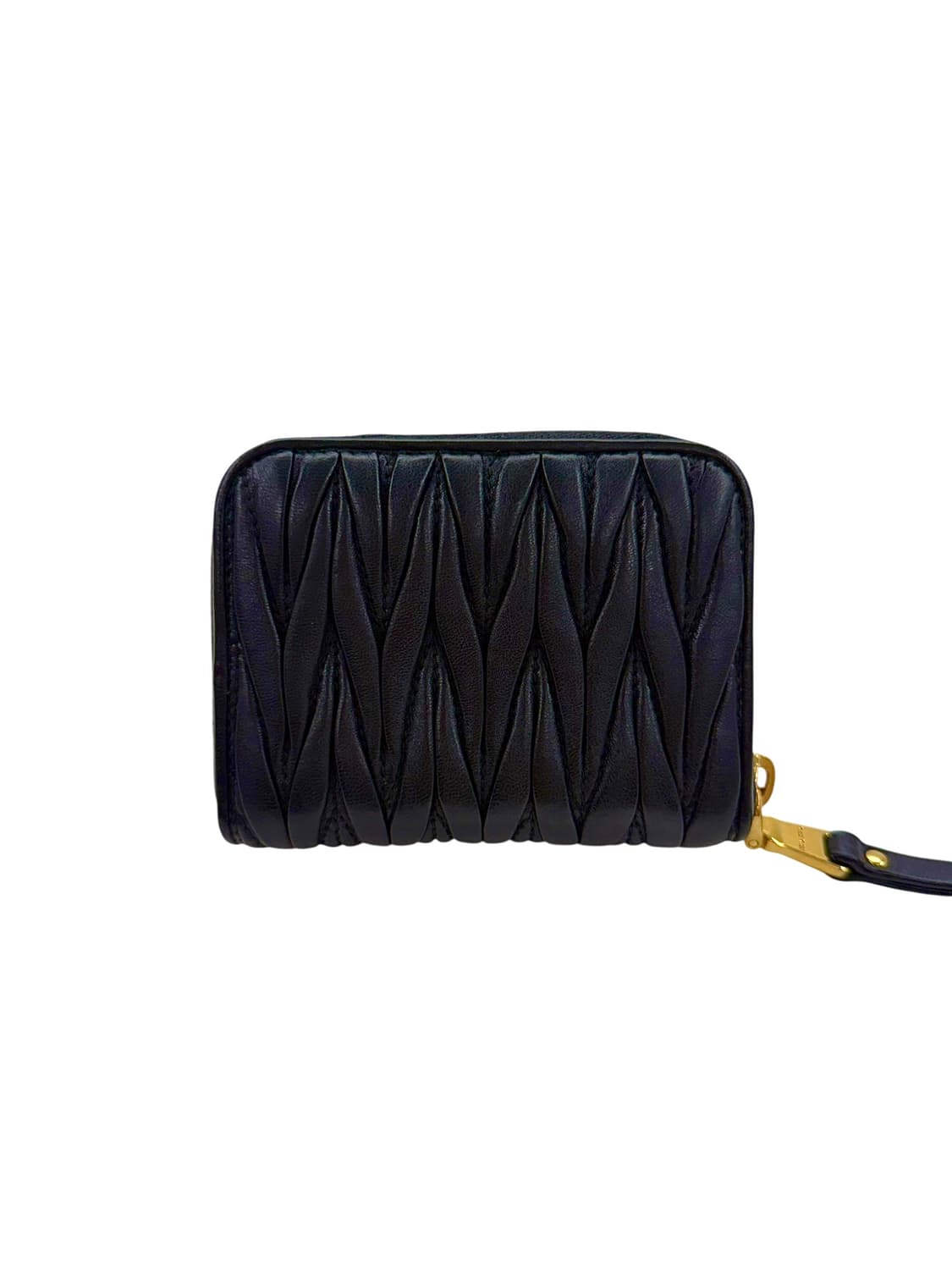 미우미우 마테라쎄 가죽 동전지갑 블랙 상품이미지7