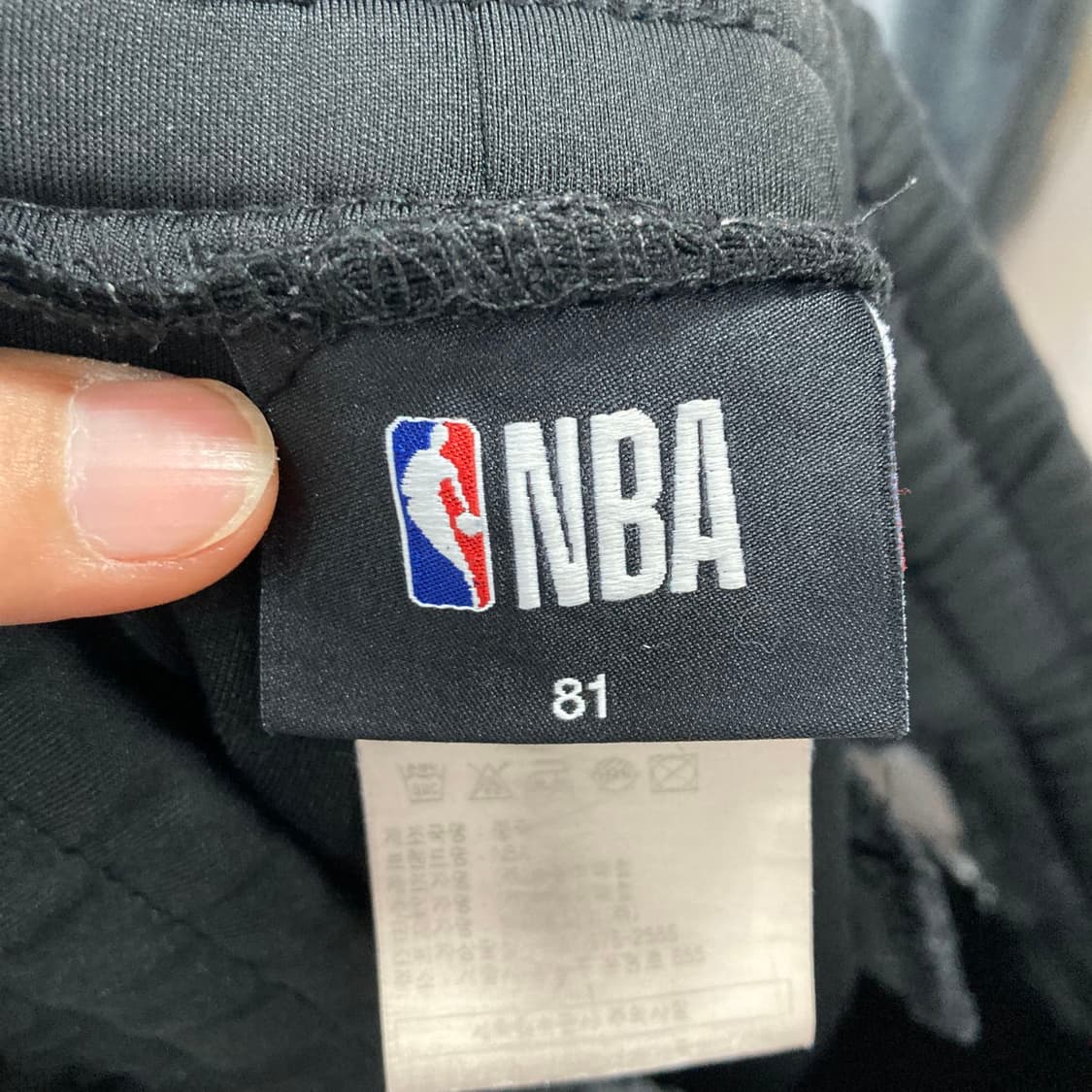NBA 남성 트레이닝팬츠 블랙 32  상품이미지4