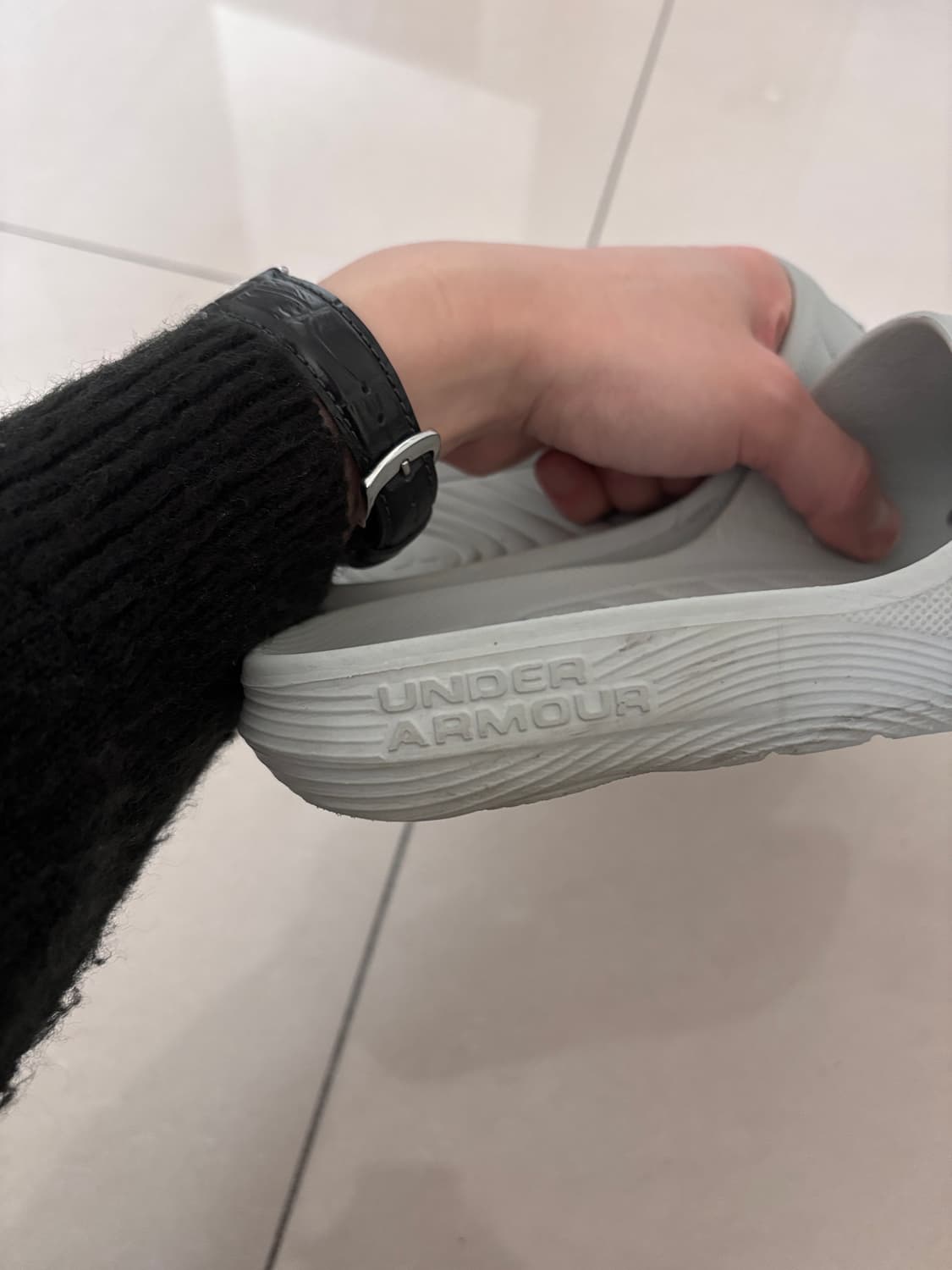 270 언더아머 슬리퍼 그레이 상품이미지5