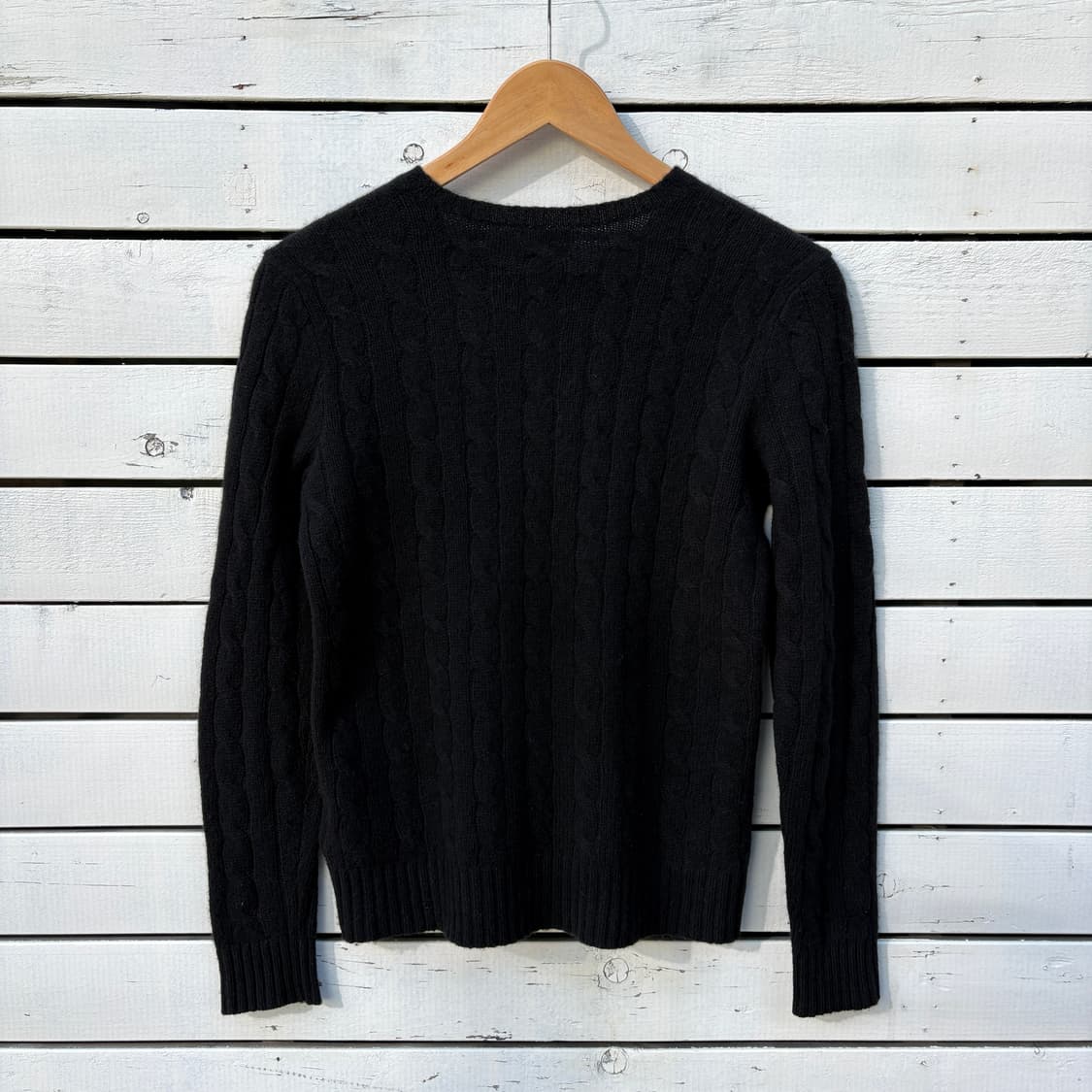 Polo 폴로 울 캐시미어 케이블 꽈배기 니트 상품이미지2