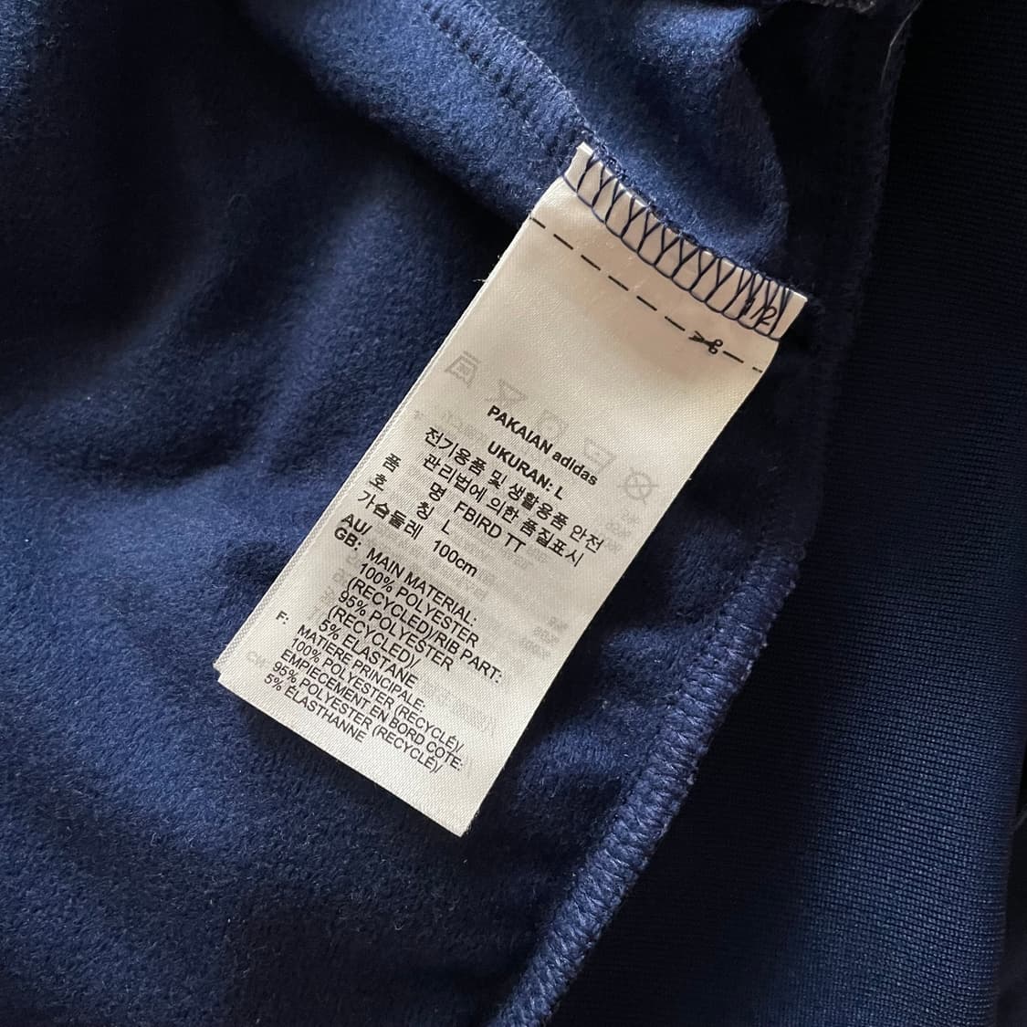 아디다스 파이어버드 트랙탑 다크블루 상품이미지5