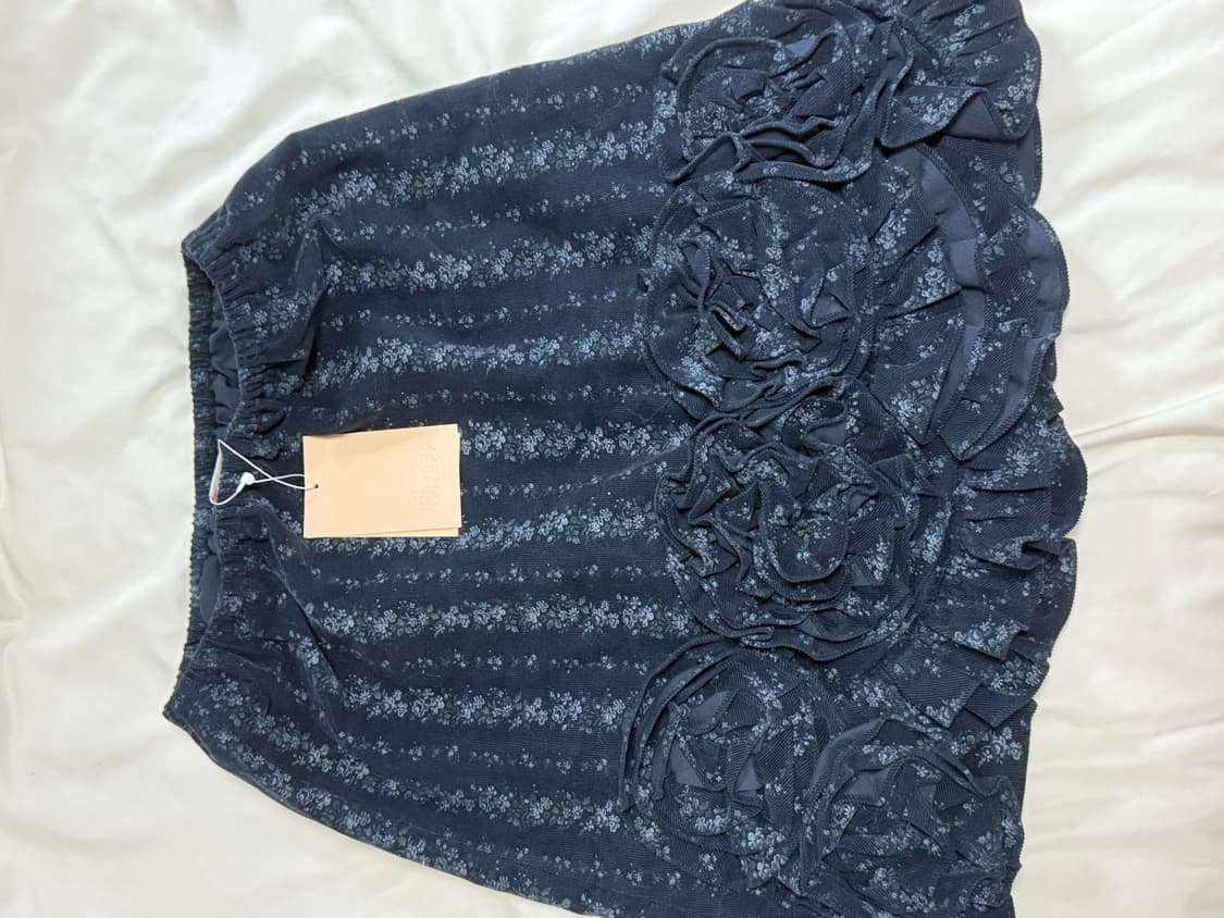 시눈 Rose Midi Skirt (Navy)  상품이미지1