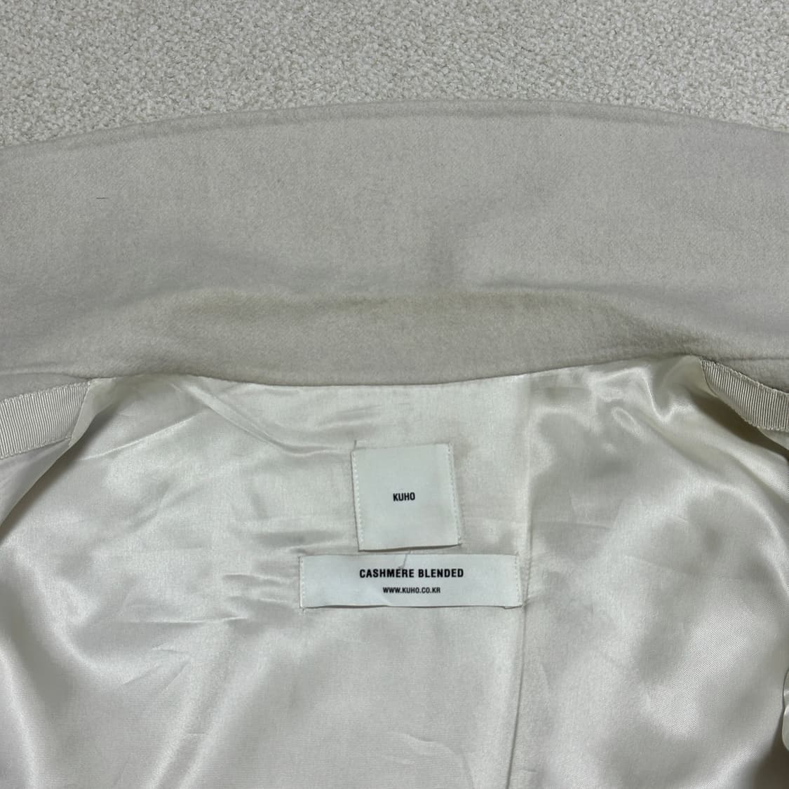 KUHO 구호 울캐시미어 롱코트 상품이미지8