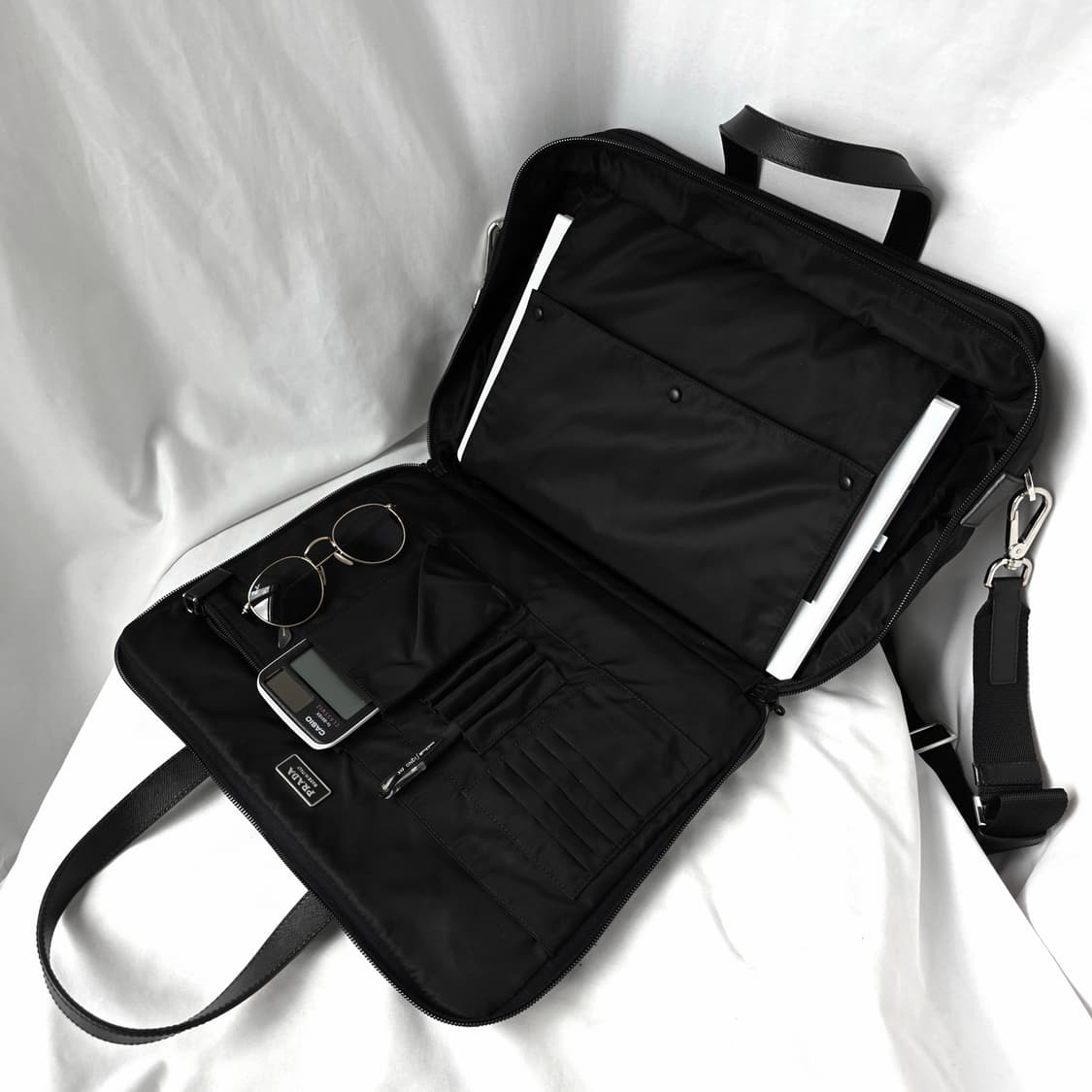 [정품 PRADA] 프라다 사피아노 나일론 서류가방 브리프케이스 상품이미지9