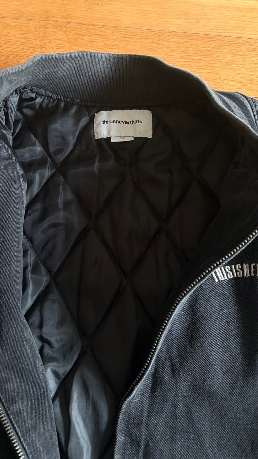 디스이즈네버댓 데님 점퍼 s 상품이미지3