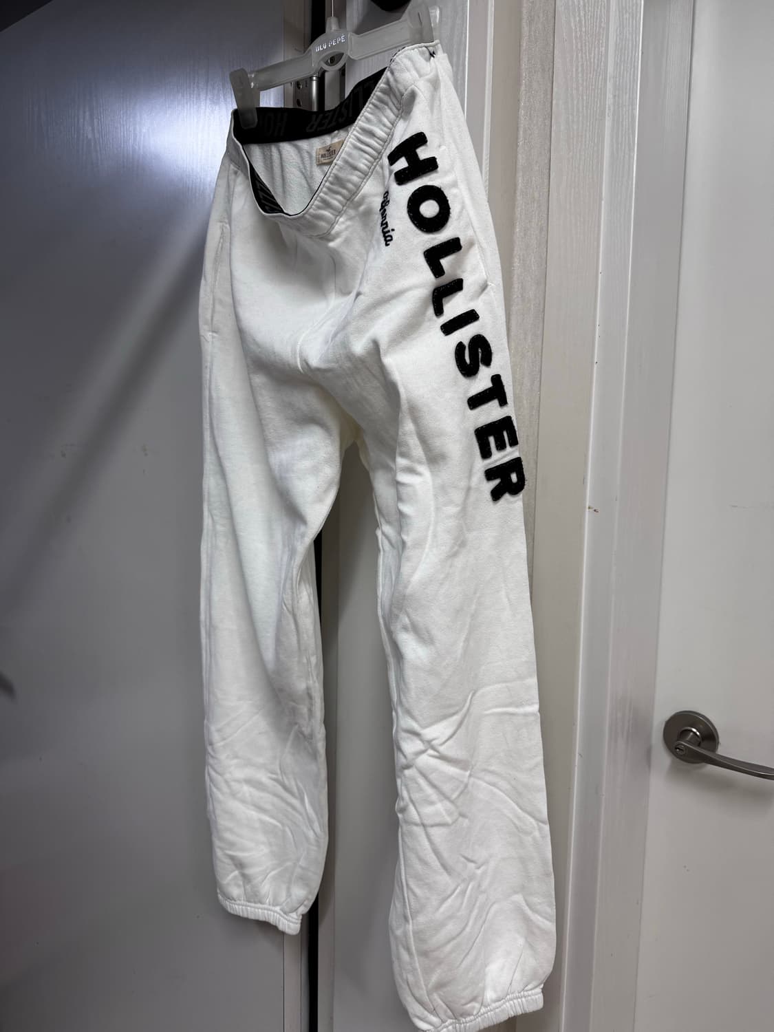 홀리스터 캘리포니아 화이트 조거팬츠 상품이미지5
