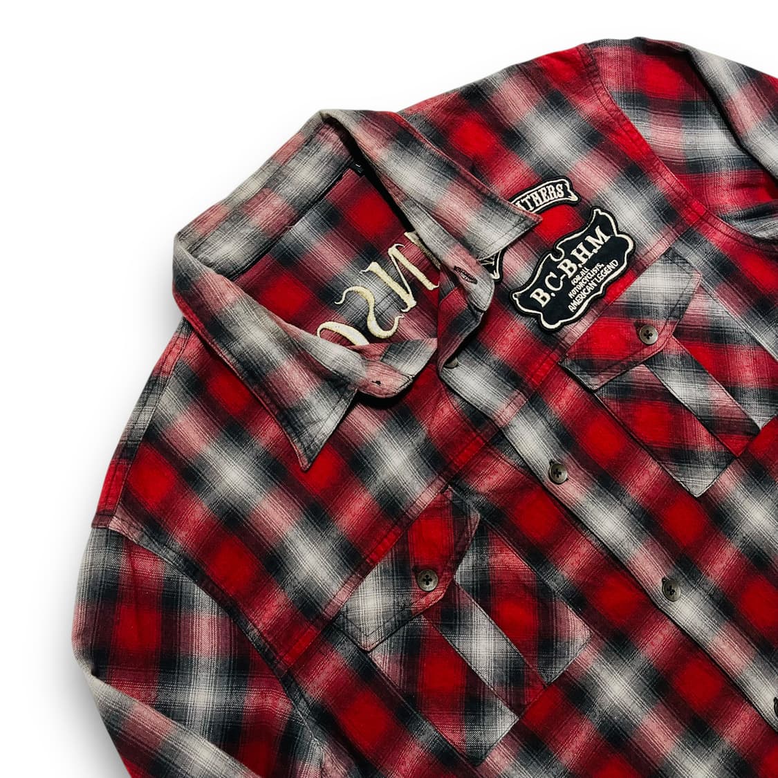 Vanson Eagle red checkered shirt 상품이미지5