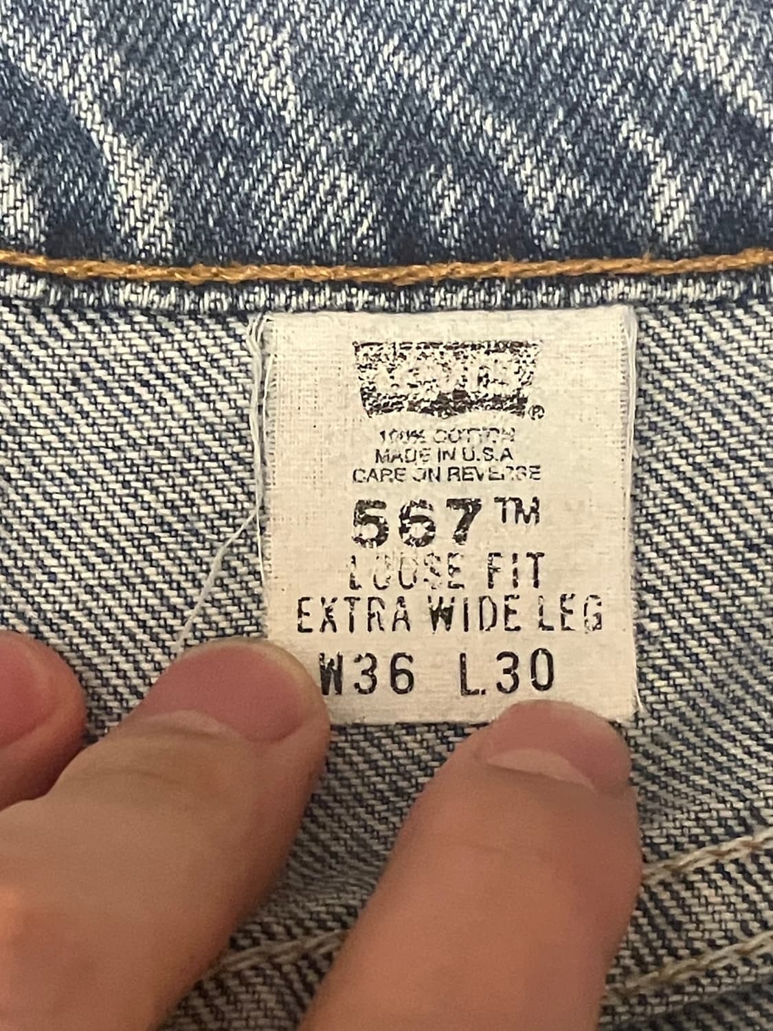 90s 리바이스 567 상품이미지4