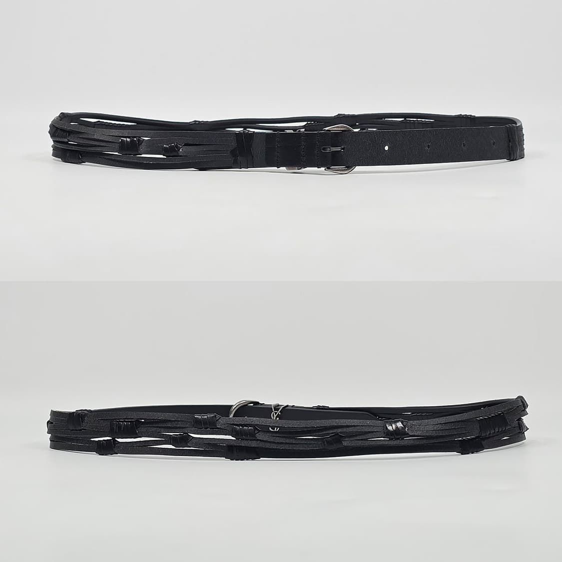 생로랑 브레이디드 레더 벨트 (70)  상품이미지3