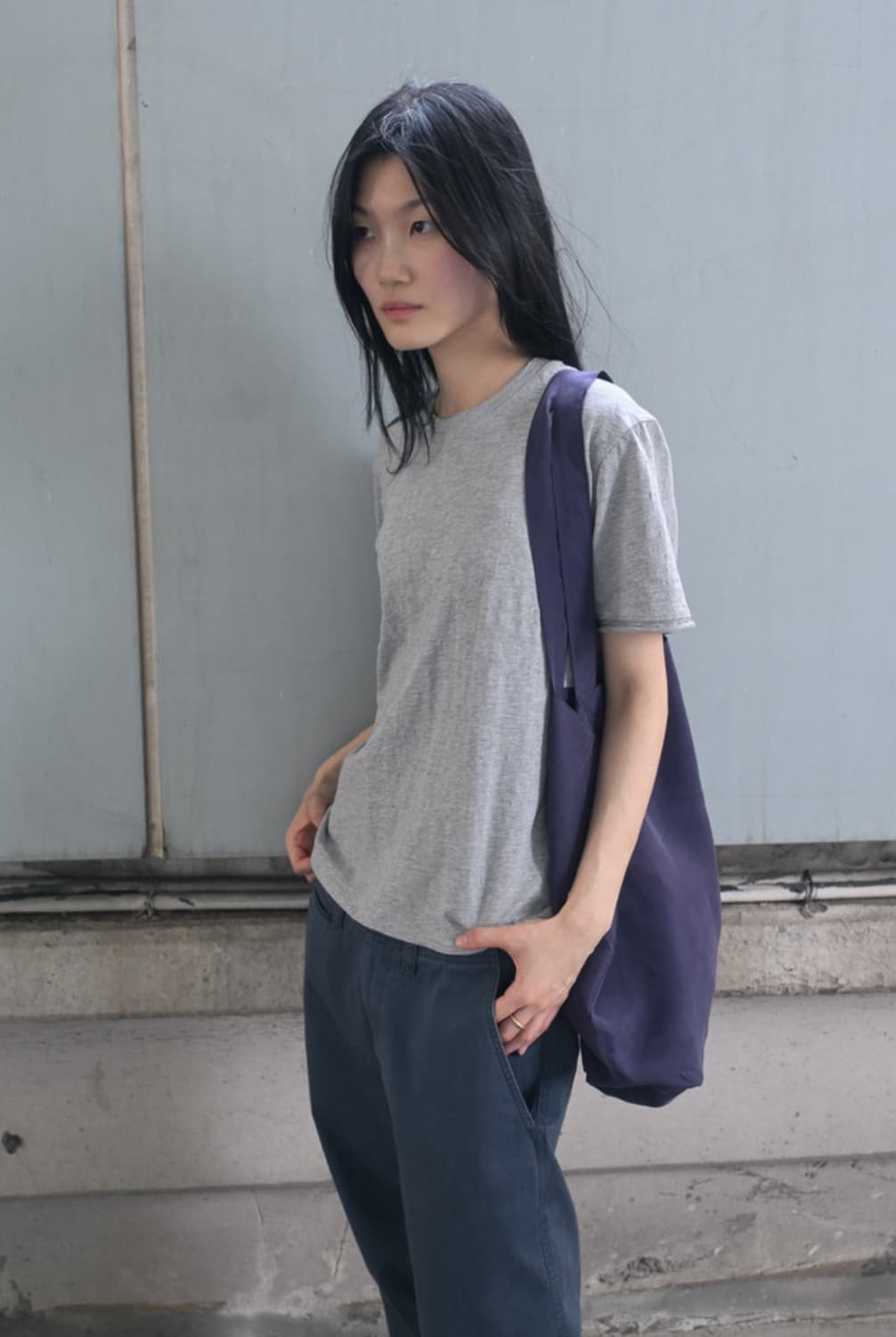 하프시코드 Roll T-shirt / Melange 상품이미지1
