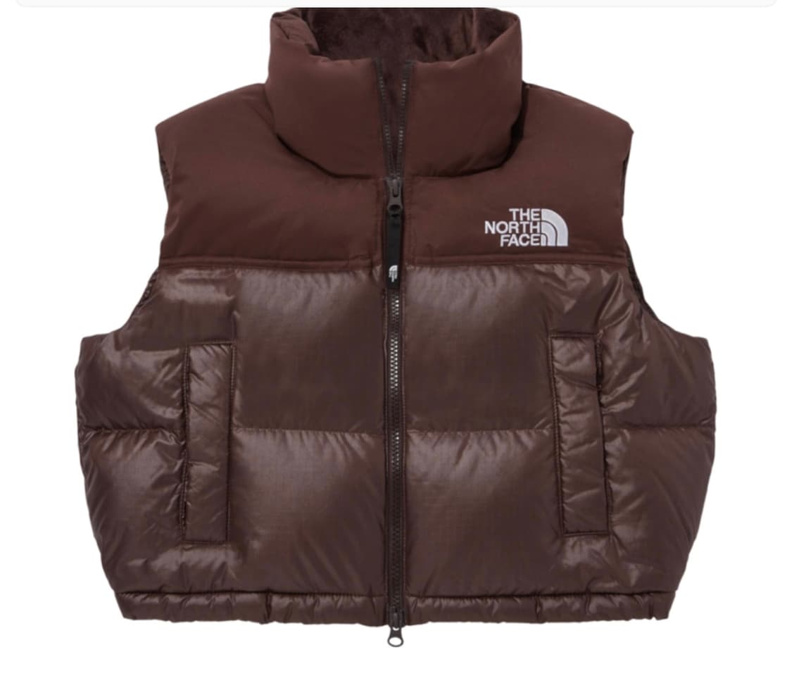 노스페이스 화이트 라벨 노벨티 눕시 다운 베스트 브라운(W) 상품이미지1