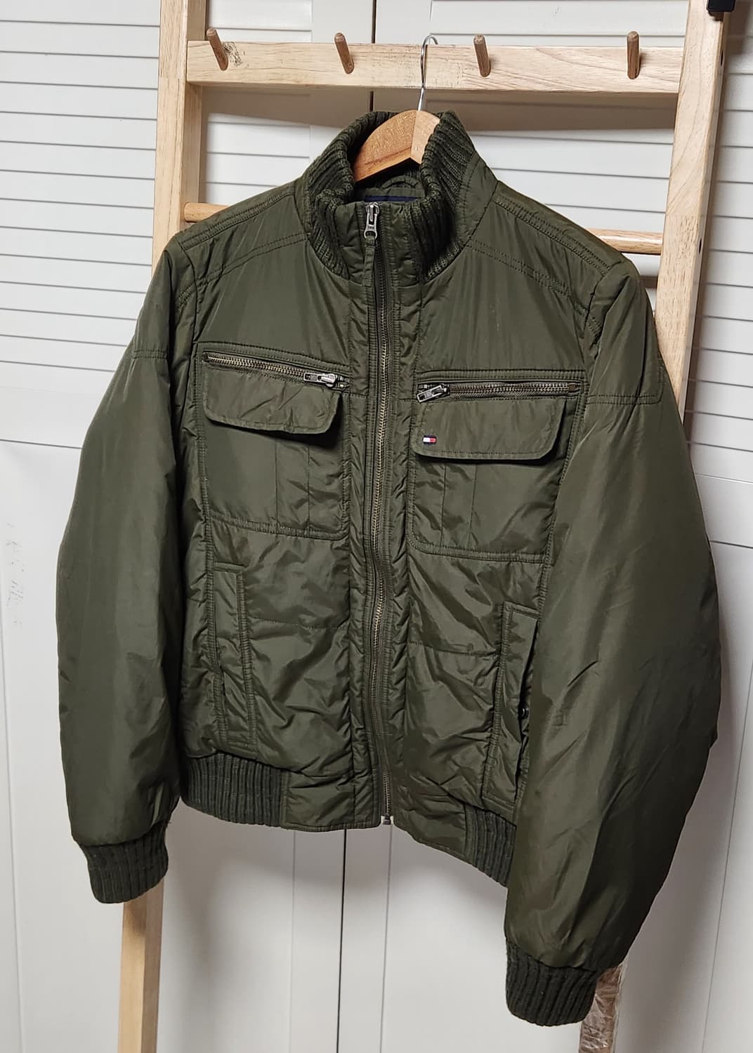 타미힐피거 카키 트리거 점퍼 바람막이 자켓 상품이미지1