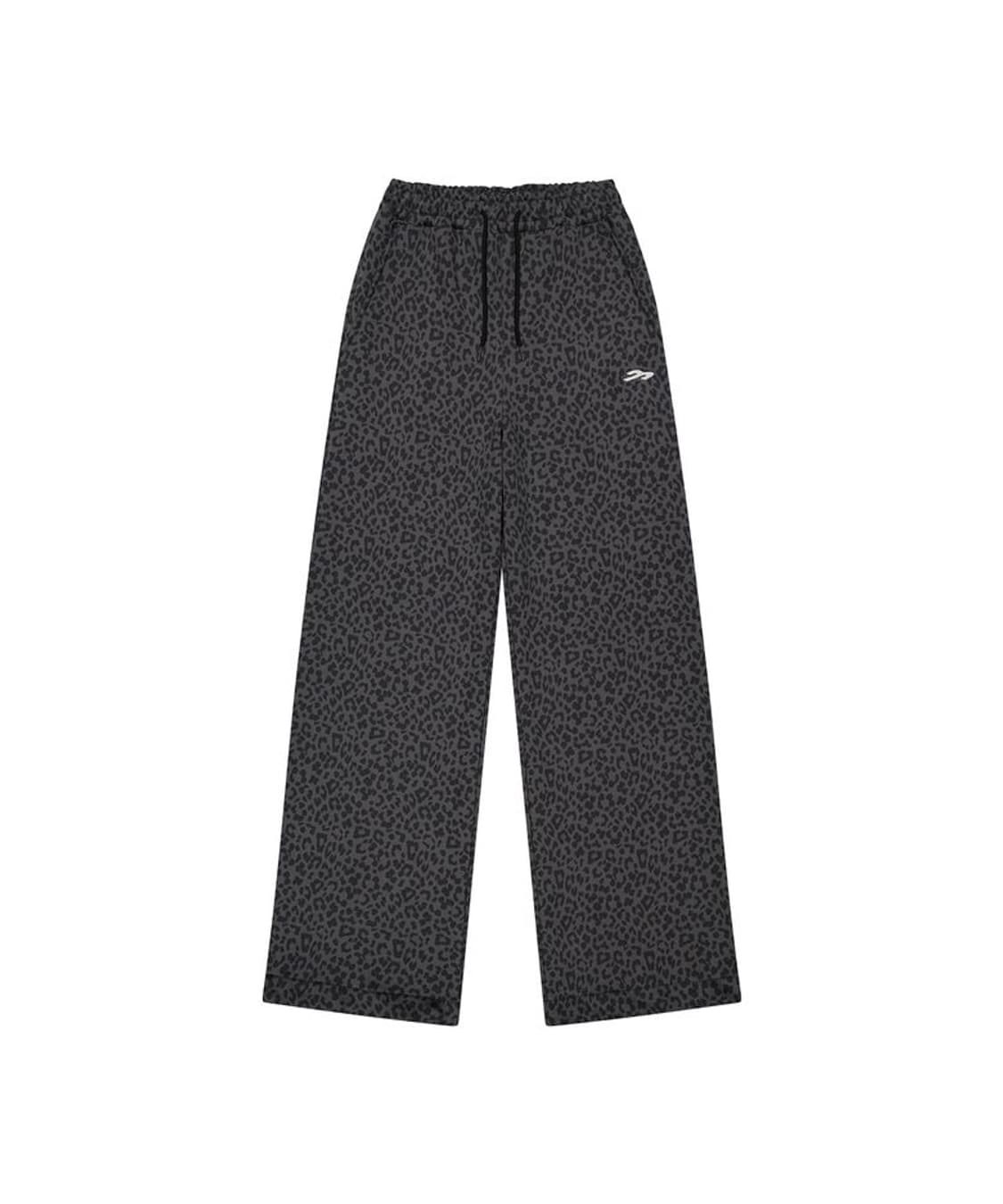 주영X탄산 스터드 스웻 팬츠 (레오파드 차콜) 상품이미지3
