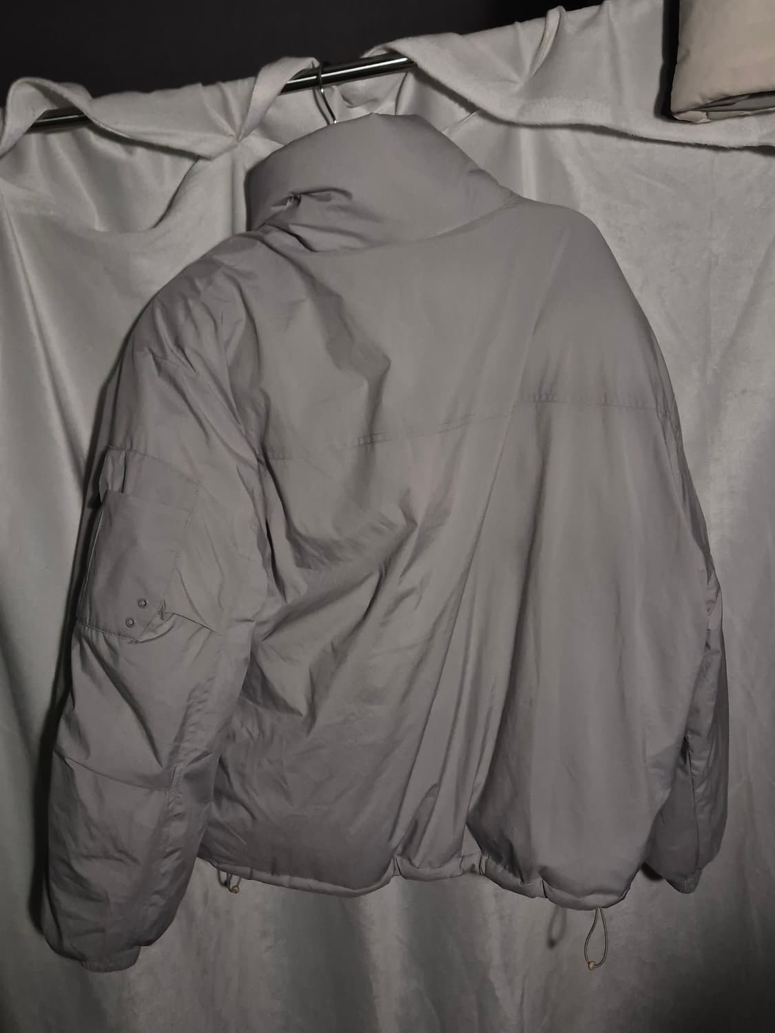 코드그라피 몬스터 숏패딩 그레이 M 사이즈 상품이미지4