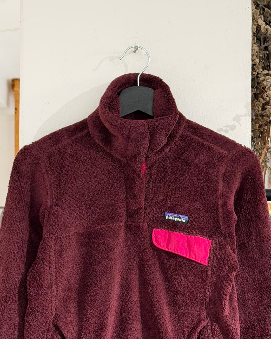 파타고니아 우먼스 버건디 리툴 스냅티 풀오버 플리스 상품이미지4