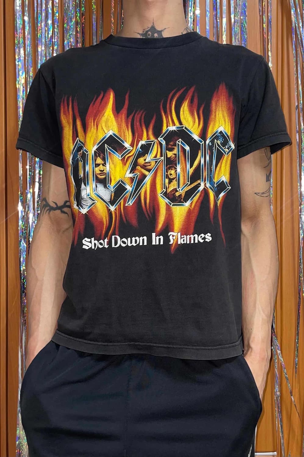 AC/DC Shot down in flames Tshirt 상품이미지1
