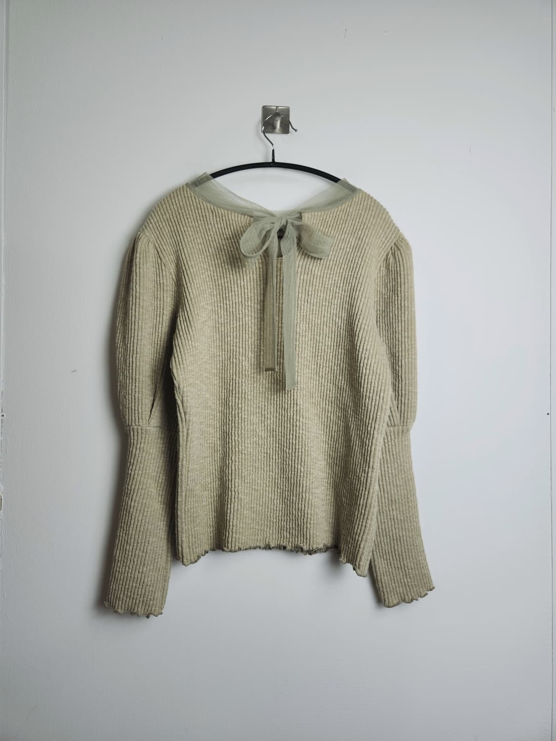 백리본 골지 니트 상품이미지8