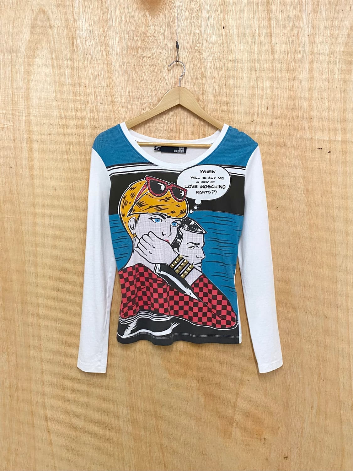 LOVE MOSCHINO punk t-shirts 펑크 스터드 티셔츠 상품이미지1