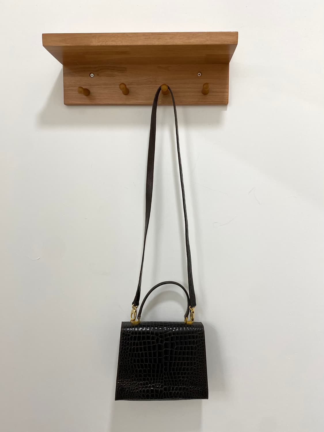 레더 블랙 핸드&숄더백 상품이미지2