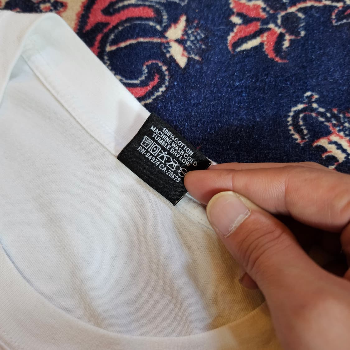 스투시(STUSSY) 위더드 플라워 티셔츠 2XL size 상품이미지7