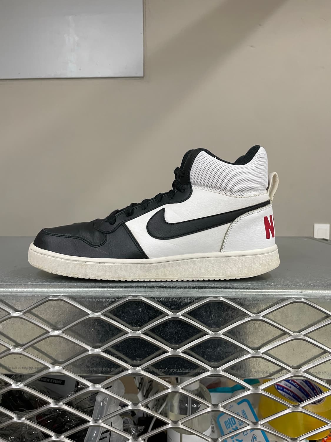 나이키 코트 버로우 미드 화이트 레드 블랙 270 상품이미지1