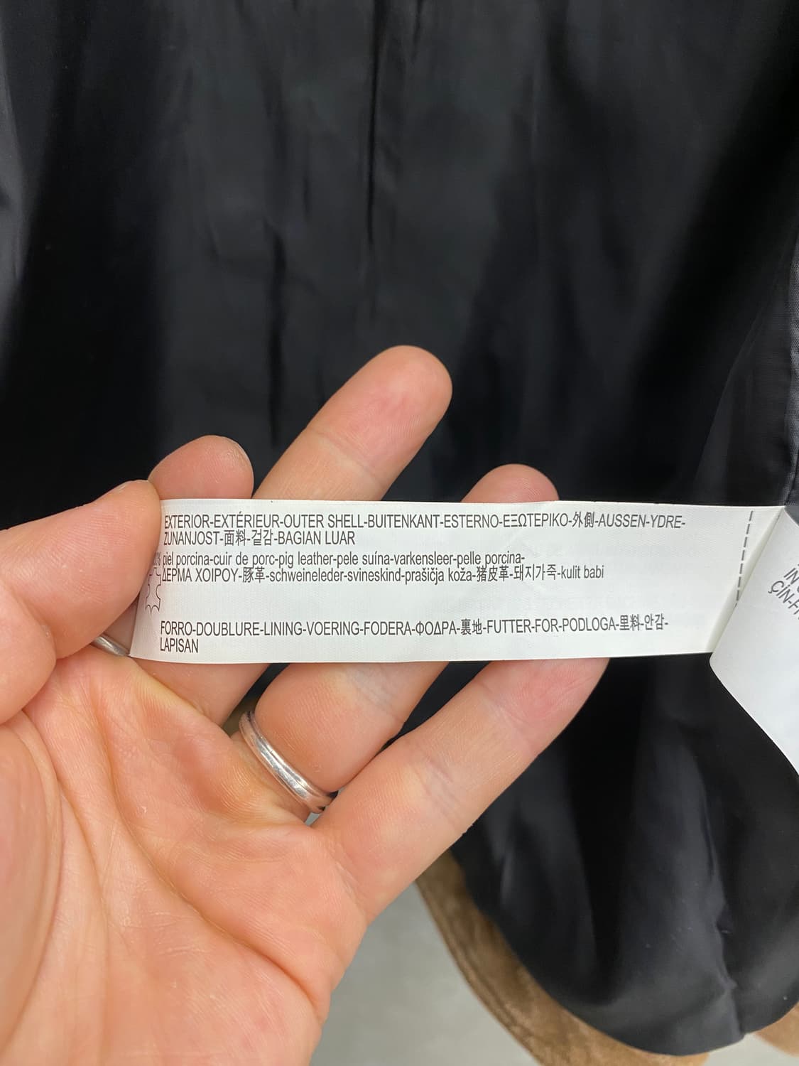 [L] ZARA 자라 브라운 스웨이드 집업 자켓 상품이미지8