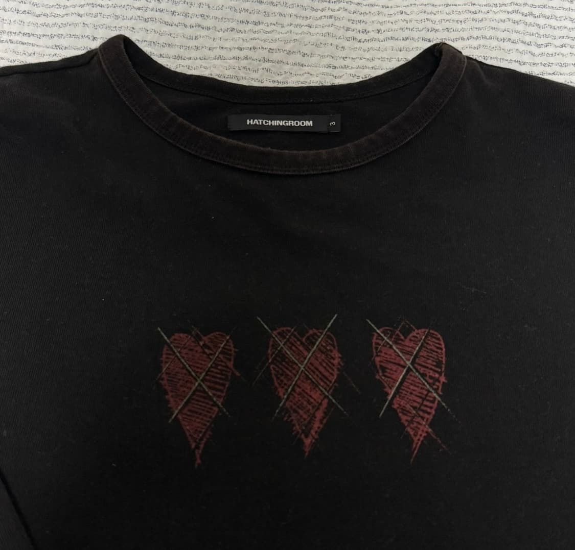 해칭룸 VTG 카툰 하트 롱슬리브 상품이미지3