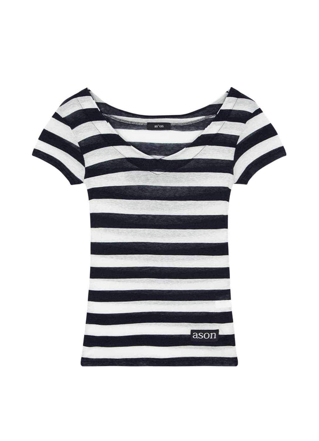 애즈온 sol stripe 스트라이프 T 상품이미지2