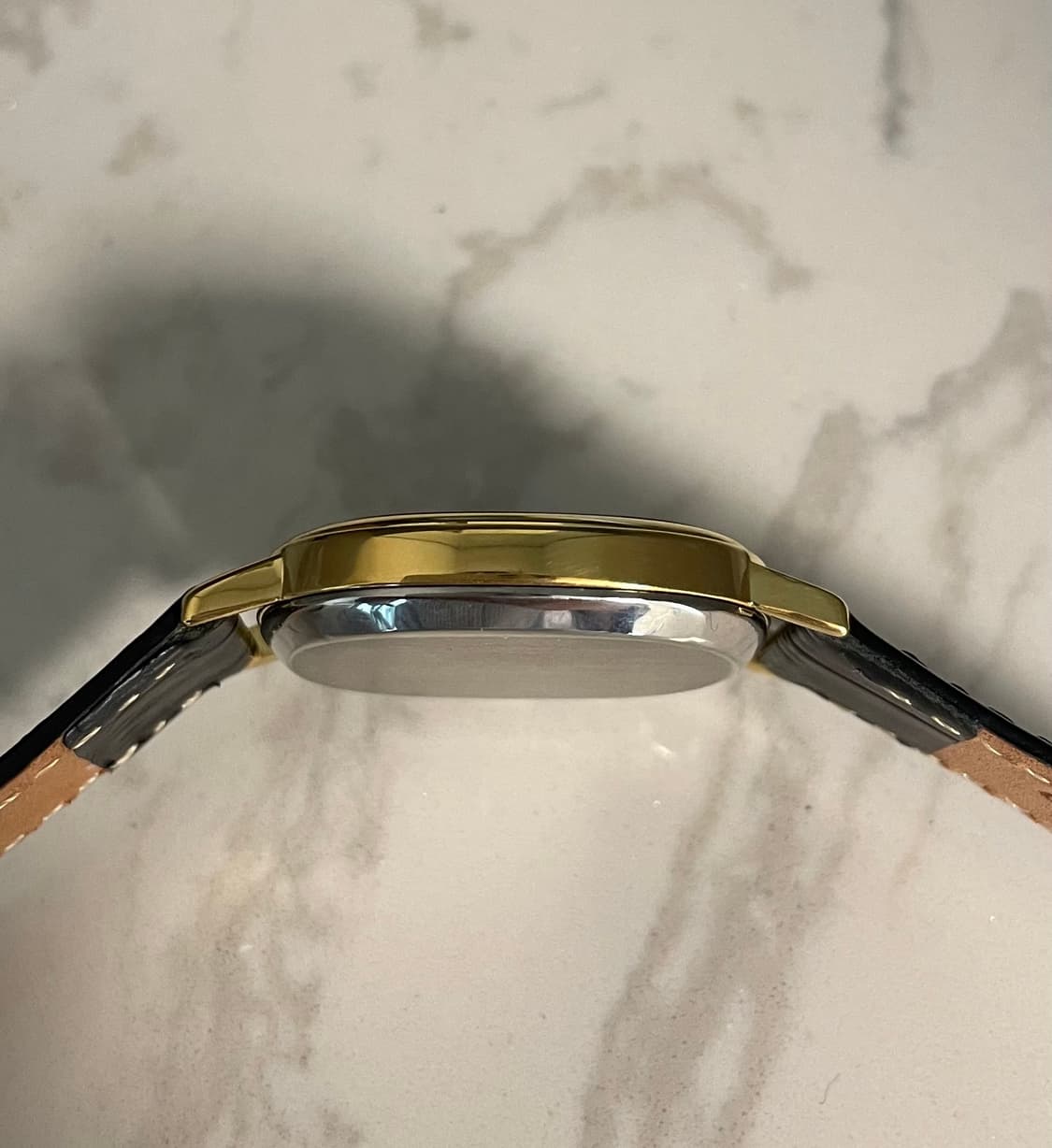 오메가 엘립스 네이비 빈티지 쿼츠 시계 상품이미지5