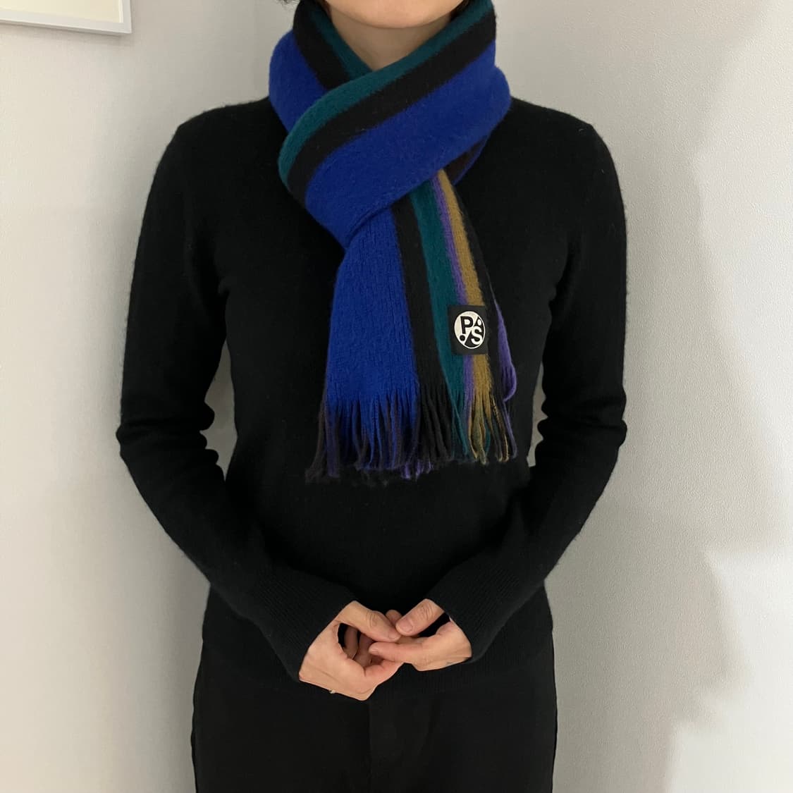 폴스미스 멀티컬러 양면 울 머플러 상품이미지1