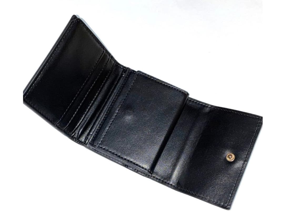 Secret Door 블랙 리본 지뢰계 지갑 반지갑 앙산형 일브 상품이미지2