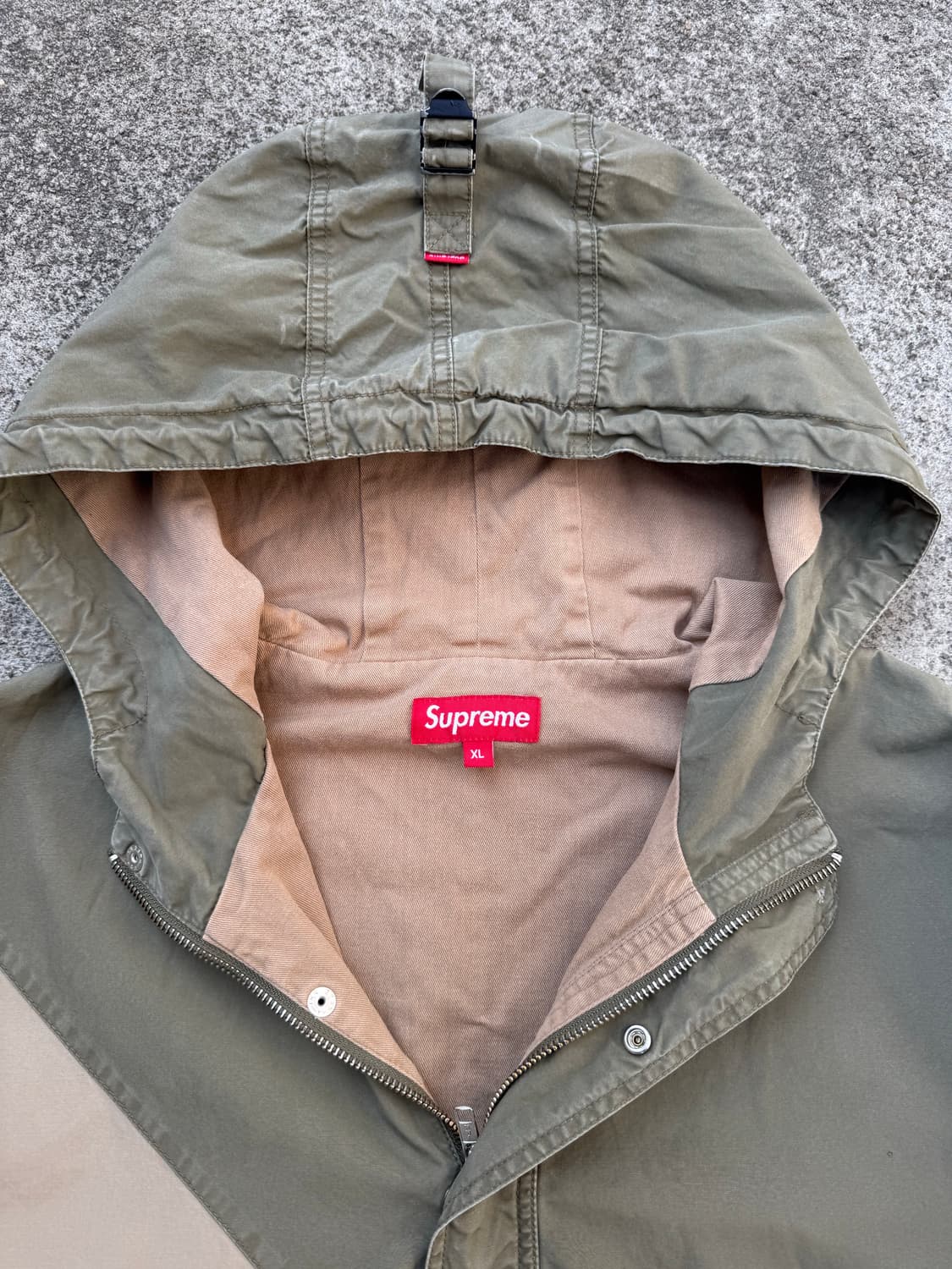 Fw11 슈프림 2-Tone 풀오버 파카 상품이미지3