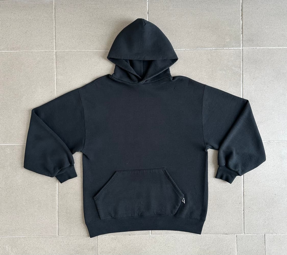 90s 빈티지 러셀 후드 블랙 L USA 상품이미지1