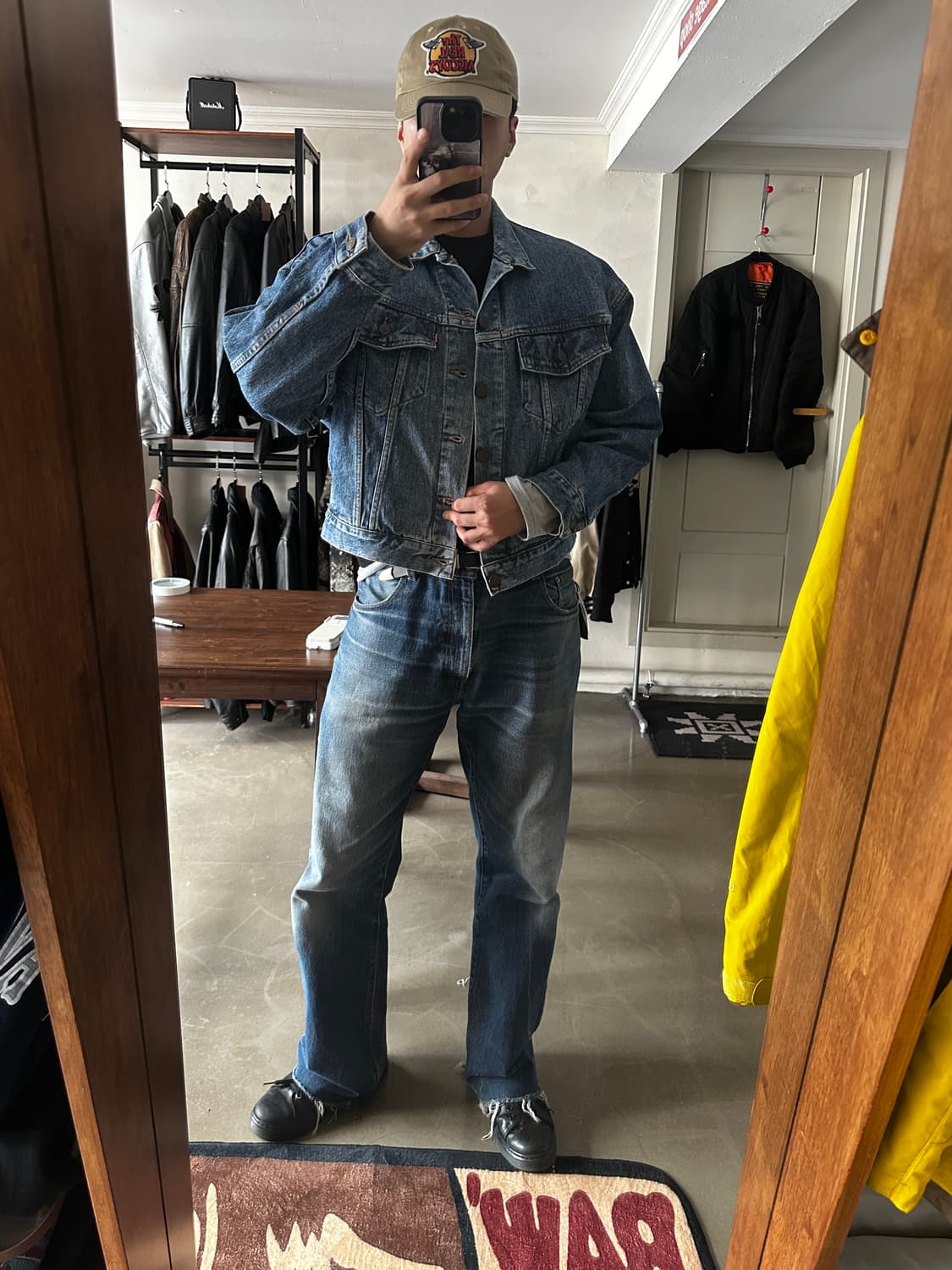 90s Levis 리바이스 데님 트러커 자켓 mexico 상품이미지1