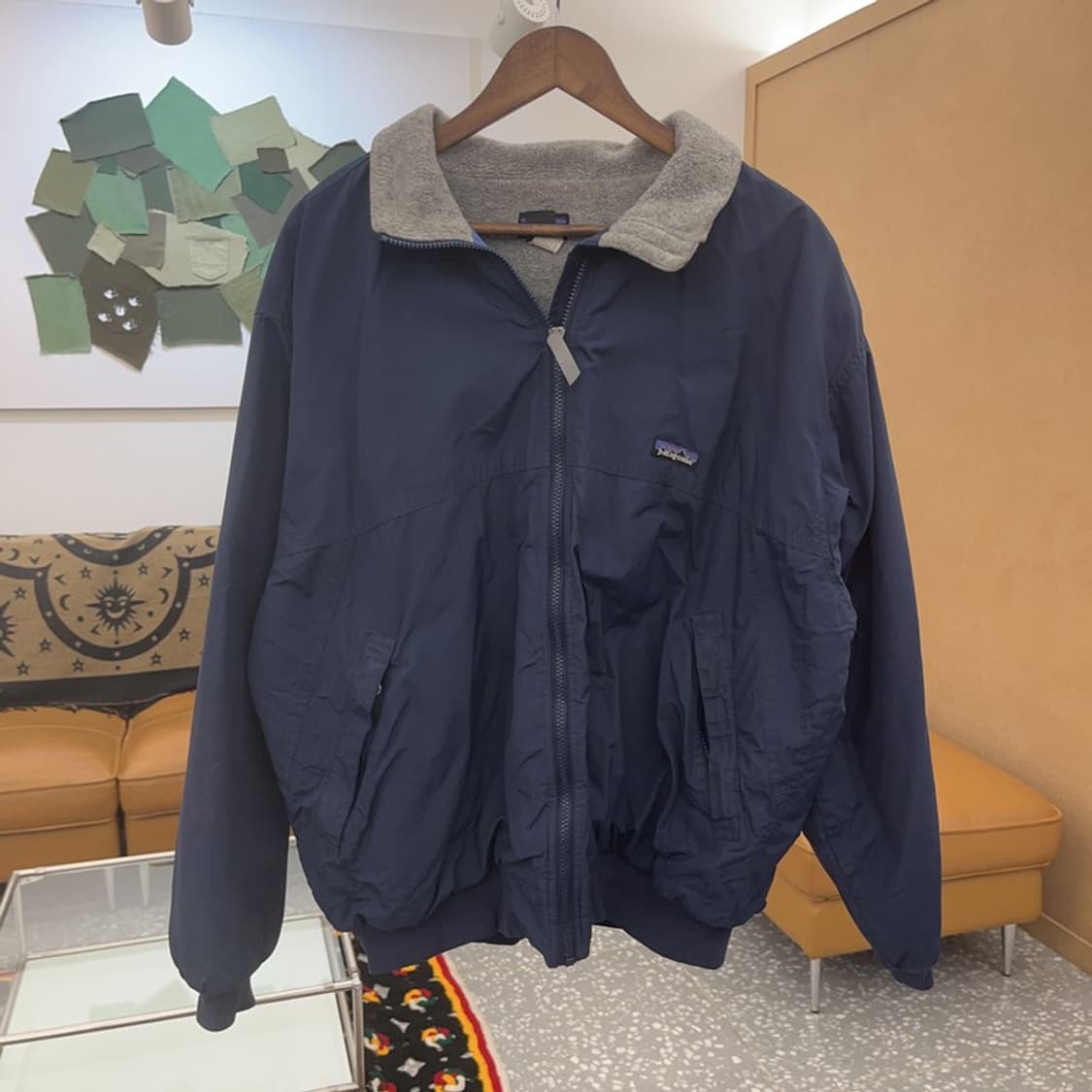 파타고니아 테크웨어 쉘드 신칠라 바람막이 양털 자켓 L C07215 상품이미지3