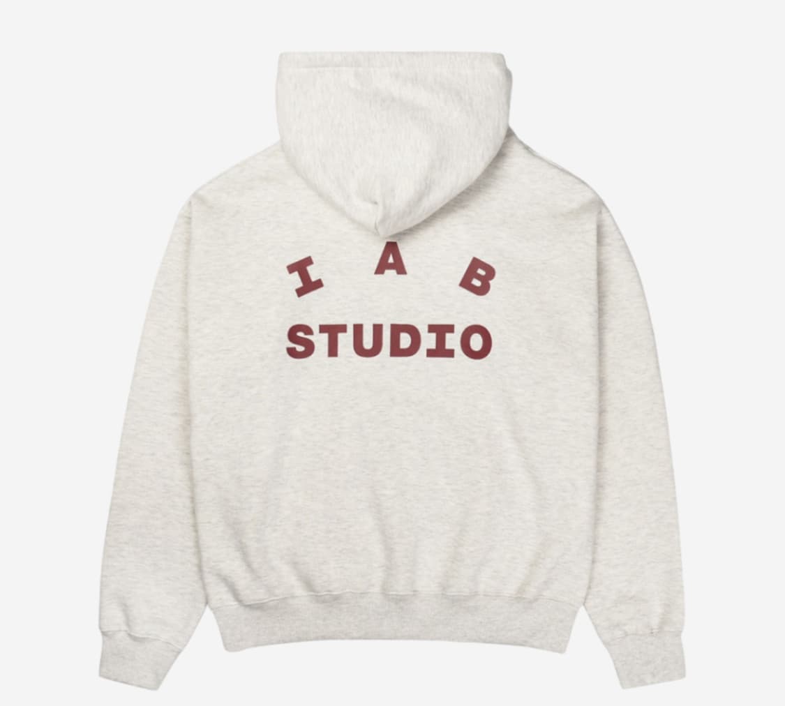 아이앱 버건디 후드티 상품이미지1