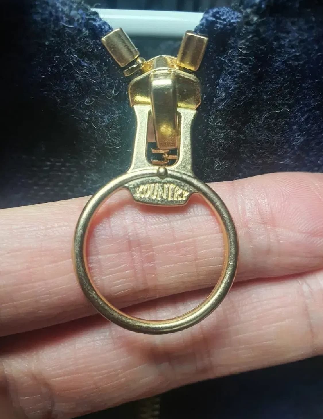 캐피탈 드리즐 오픈 콜라 체크 셔츠 네이비 상품이미지4