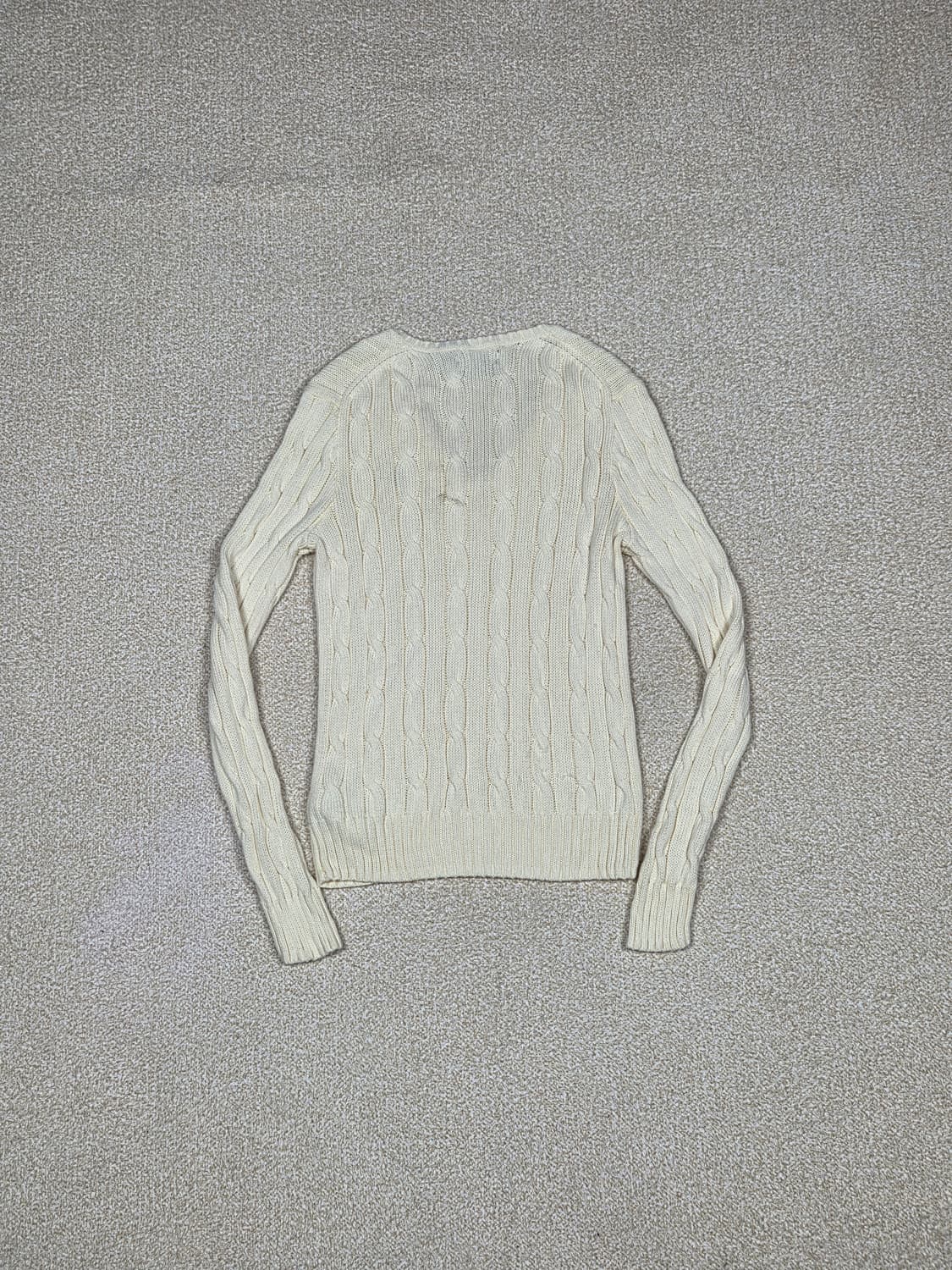 [폴로 랄프로렌] 피마 코튼 브이넥 케이블 니트 | 00262 상품이미지7