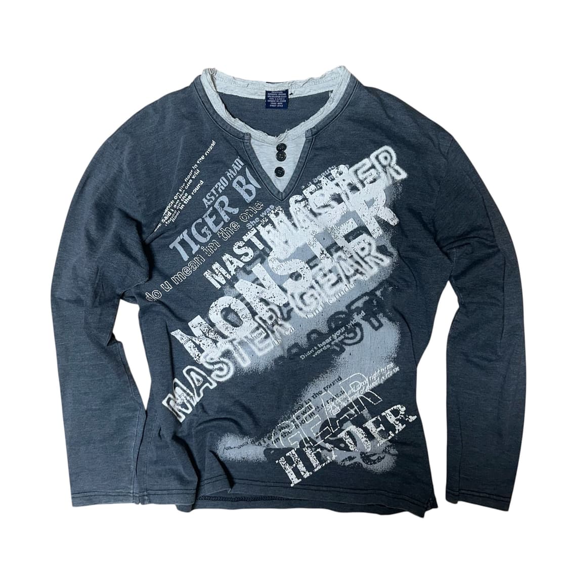 y2k 펑크 레터링 롱슬리브 상품이미지3