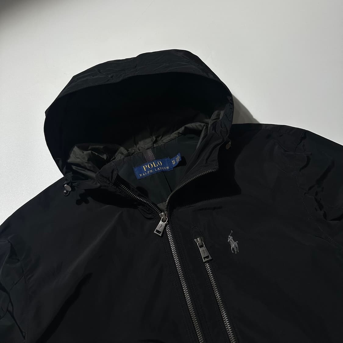 폴로 랄프로렌 폴리쉘 후드 자켓 블랙 상품이미지3