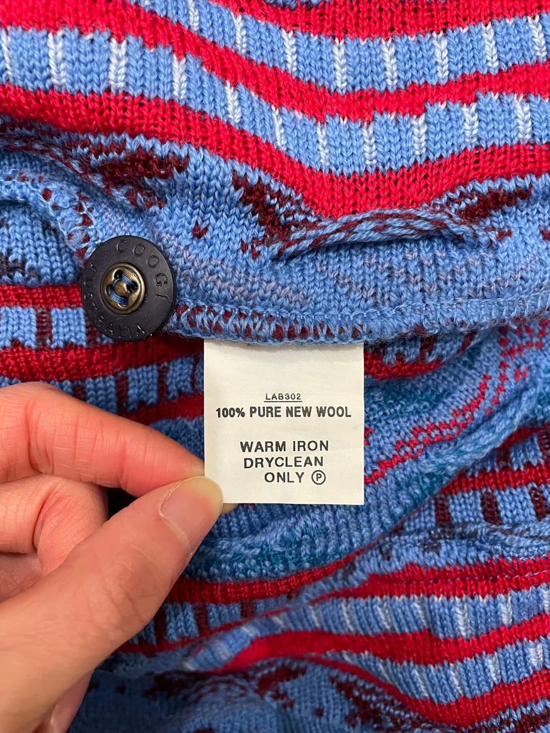 쿠지 COOGI 케이블 가디건 상품이미지8