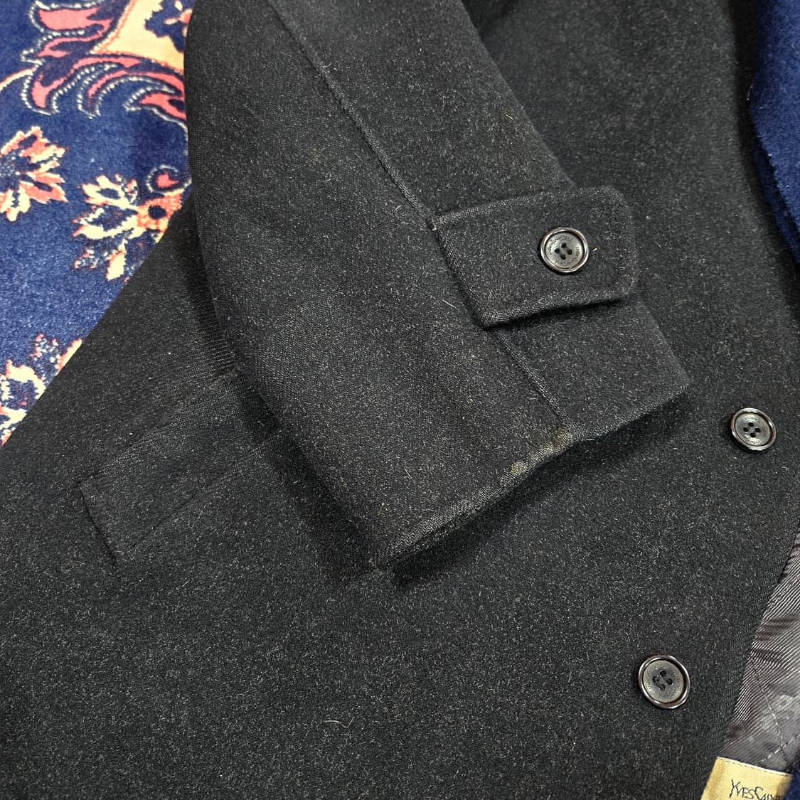 입생로랑(Y.S.L) 울 캐시미어 혼방 발마칸 코튼(내피 탈부착O) 상품이미지10