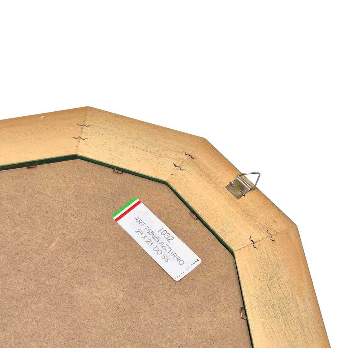 70s 이탈리아 핸드 플로랄 옥타곤 벽거울 상품이미지6