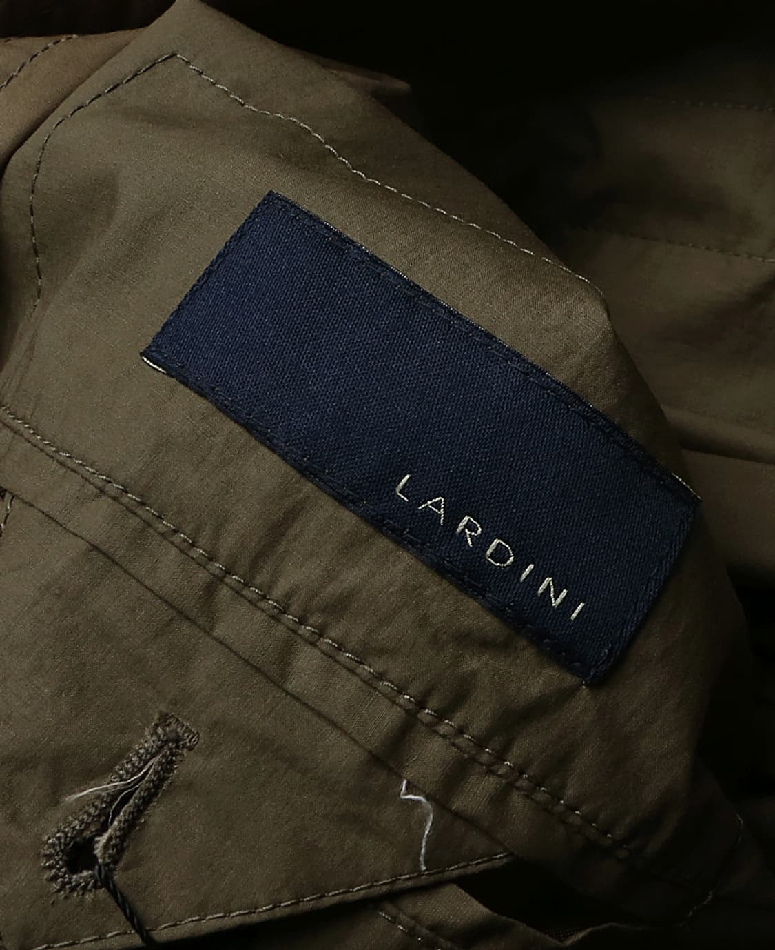 라르디니 [Lardini] 카키 코튼 스탠다드 이탈리아 트렌치코트 상품이미지6