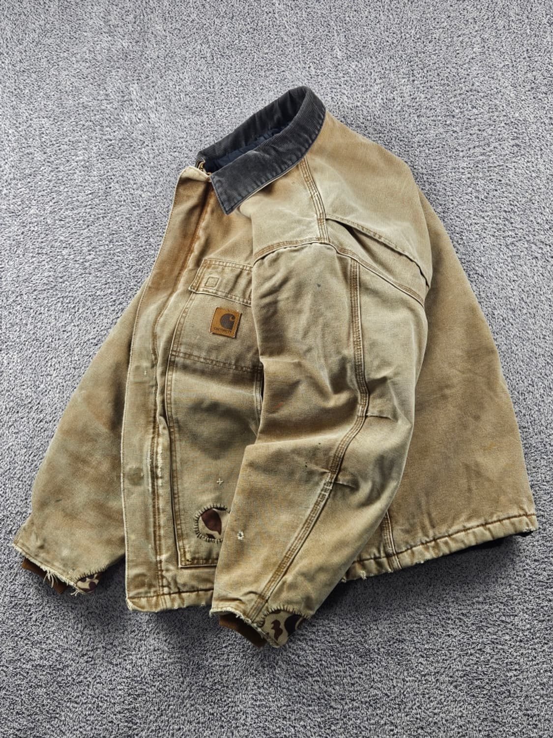 칼하트 C26 리페어 커스텀 덕 초어 워크 자켓 ( M ) / 11171 상품이미지3