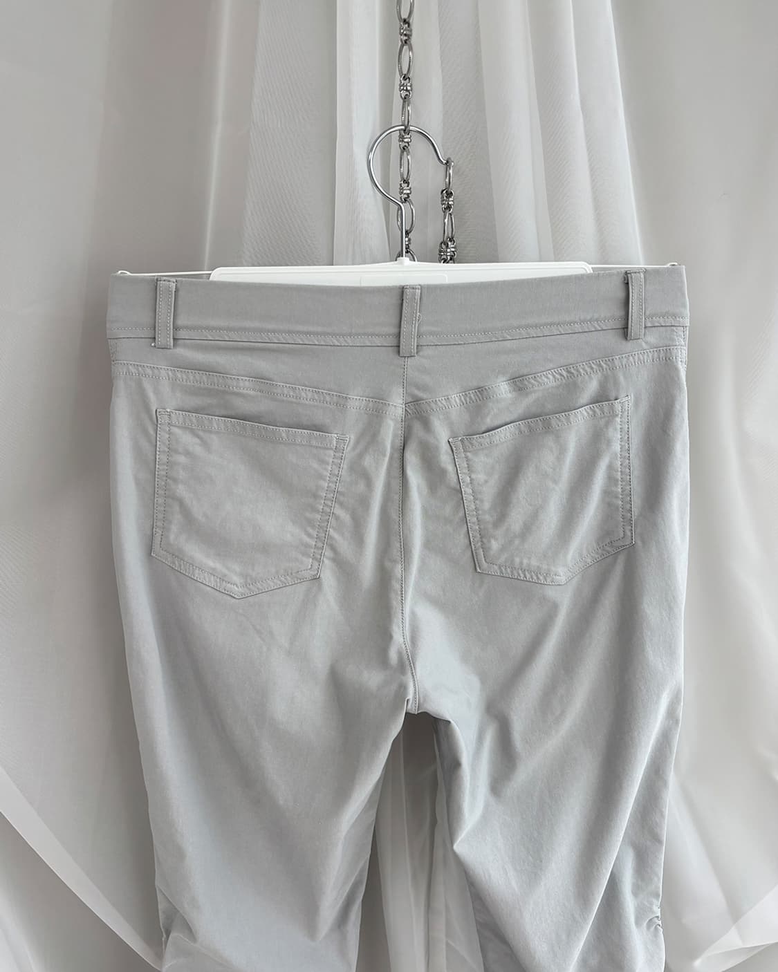 iez gray shirring designed pants 상품이미지8