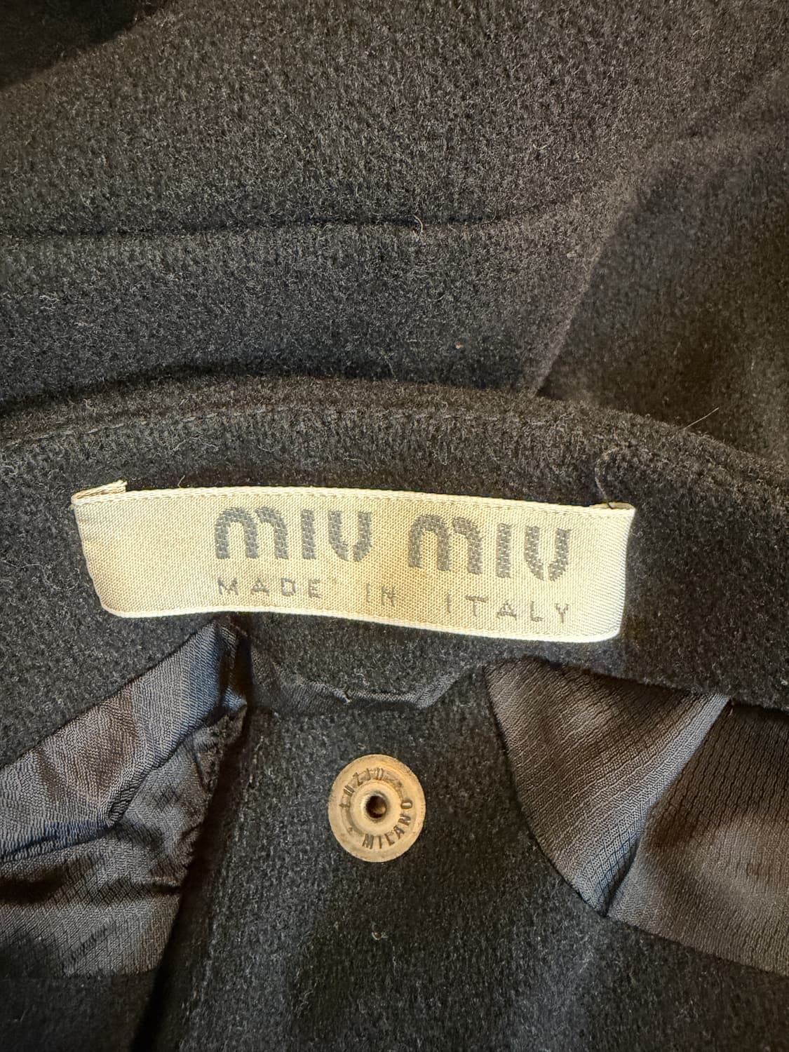 미우미우 포켓 울 스커트 상품이미지5