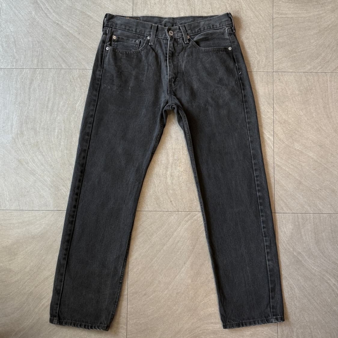 리바이스 정품 505 데님 블랙 팬츠  상품이미지1