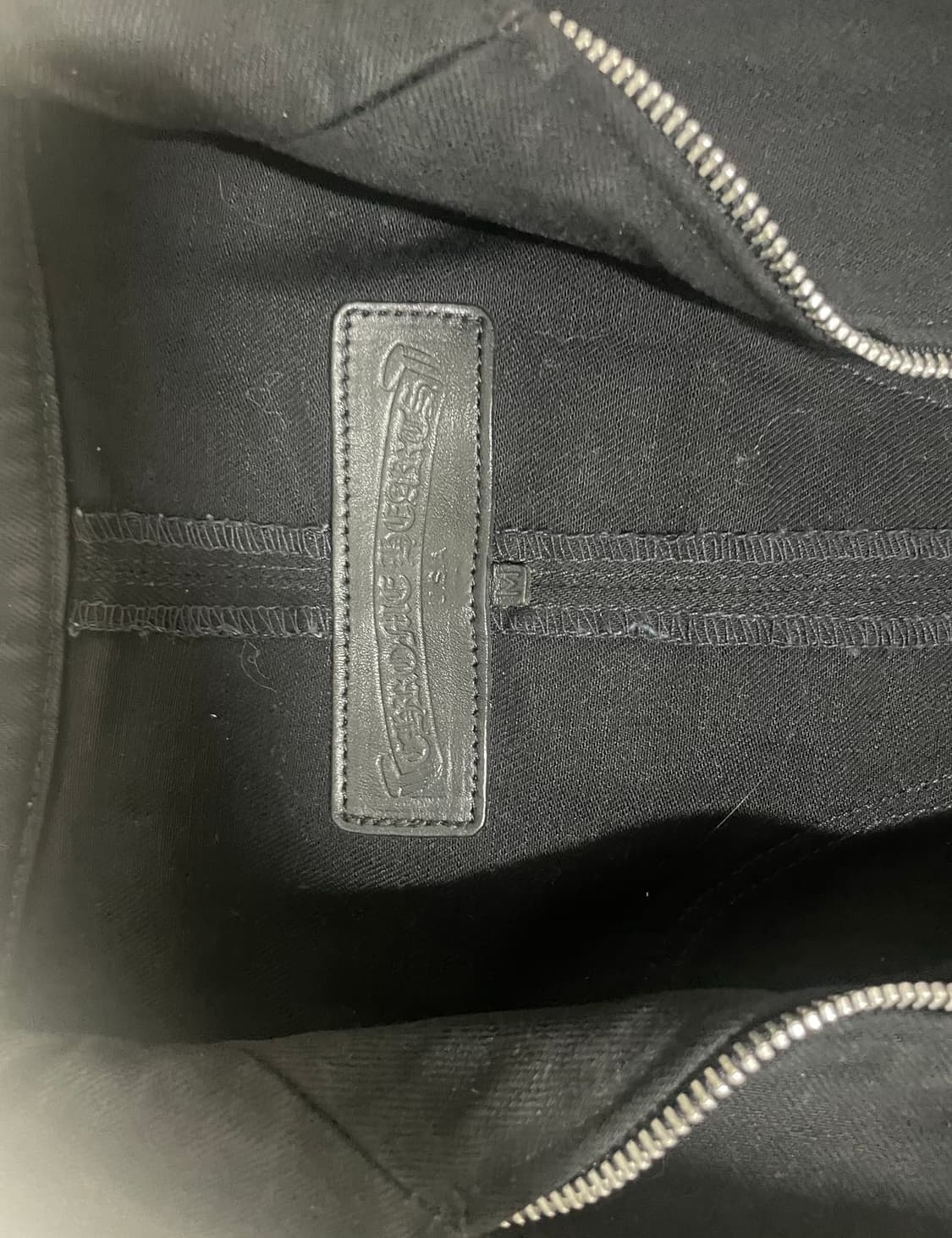 M)크롬하츠 백 플레어 대거 데님 자켓 상품이미지4