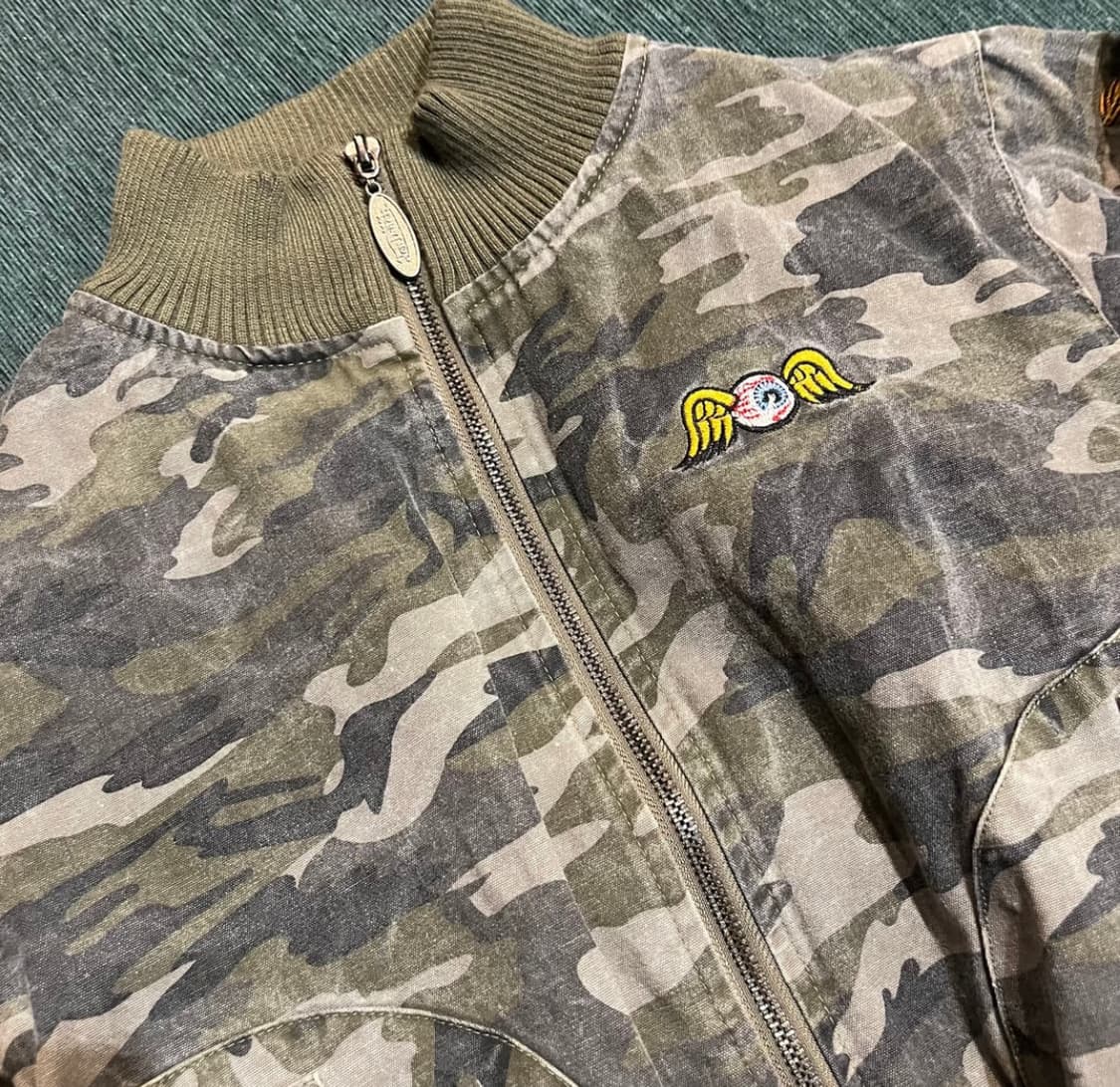 본더치 카모 집업 자켓 자수 포인트 상품이미지2